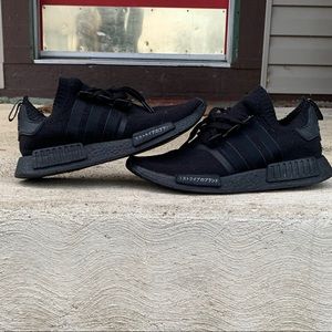 Addias triple black Japanese New Years NMDs